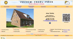 Desktop Screenshot of jochim-insel-foehr.de