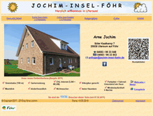 Tablet Screenshot of jochim-insel-foehr.de